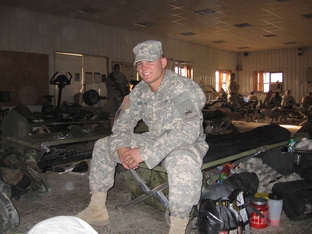 Shane Barone during military service